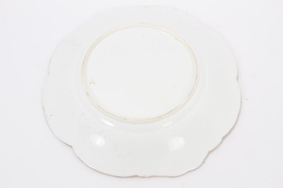Lot 82 - Two Masons Ironstone plates, in Chinese famille rose style, and four other plates and a sauce tureen stand