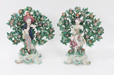 Lot 89 - A pair of Bow figures of 'New Dancers', circa 1765