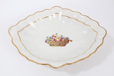 Lot 90 - A Derby centre dish, painted by George Complin, circa 1790