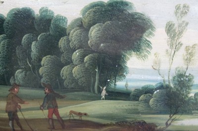 Lot 468 - Pair of 17th/18th Century Flemish landscapes