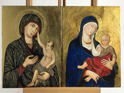 Lot 111 - Pair of contemporary icons