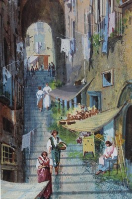 Lot 108 - Maltese street scene, G.Gianni