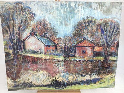 Lot 1165 - Audrey Pilkington mixed media and two others