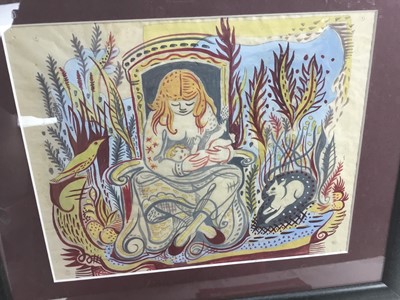 Lot 1165 - Audrey Pilkington mixed media and two others