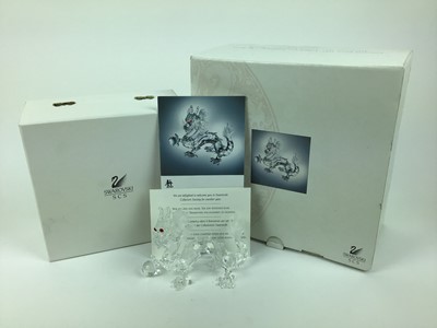 Lot 570 - Swarovski crystal Annual Edition 1997, Fabulous Creatures - The Dragon,  boxed