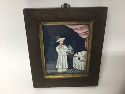 Lot 33 - 19th century Indian painting on mica