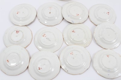 Lot 58 - Early Victorian miniature 52 piece dinner set, probably Minton, transfer printed with an Oriental pattern