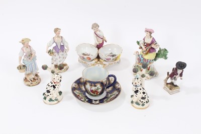 Lot 42 - Small collection of 19th century porcelain