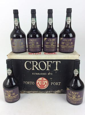 Lot 63 - Port - six bottles of Croft Commemoration Vintage Character Port