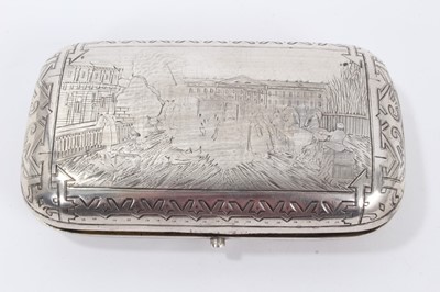 Lot 3 - Imperial Russian silver cigar case