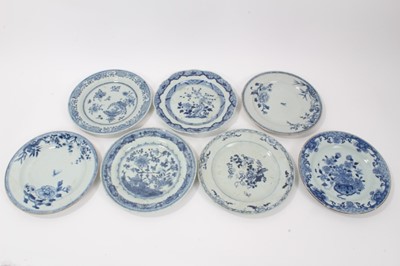 Lot 23 - Seven 18th century Chinese export plates