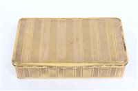 Lot 531 - Fine quality 19th century gilt metal box of...