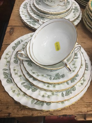 Lot 50 - Minton 'Greenwich' pattern dinner service- 51 pieces
