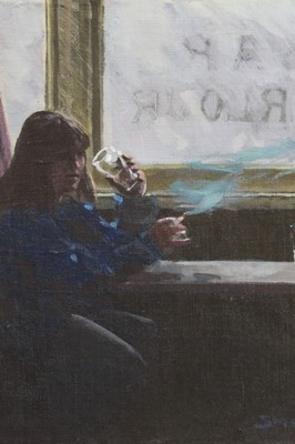 Lot 119 - Michael 'Mick' Smee (1946) oil - 'Time for Another'