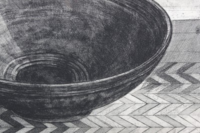 Lot 1094 - *Richard Bawden (1936) etching - Cardew Bowl, signed and numbered 70/85