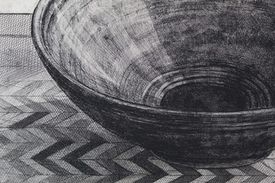 Lot 1094 - *Richard Bawden (1936) etching - Cardew Bowl, signed and numbered 70/85