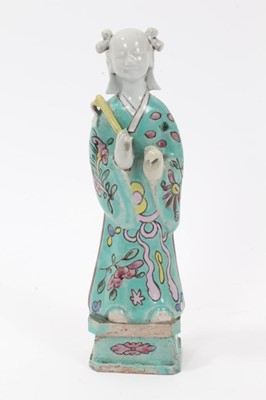 Lot 45 - 18th century Chinese figure