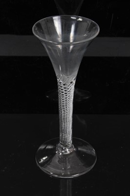 Lot 101 - Georgian air twist wine glass
