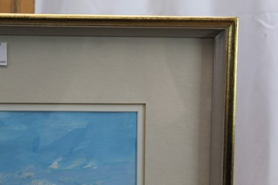 Lot 1059 - Anthony Atkinson (1929-2014) gouache - Road below Souzette, signed, in glazed frame, 43cm x 31cm  
Provenance: Highgate Fine Art