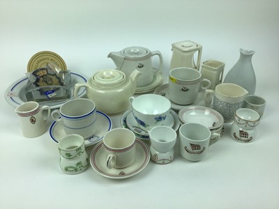 Lot 686 - Group of early 20th Century Shipping related ceramics to include Ellerman & Bucknall Steamship Co Ltd, United Baltic, Port Line, MacAndrews, Cunard  and P&O