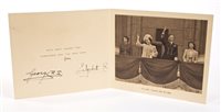 Lot 8 - TM King George VI and Queen Elizabeth - signed...