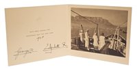 Lot 10 - TM King George VI and Queen Elizabeth - signed...