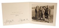 Lot 12 - TM King George VI and Queen Elizabeth - signed...