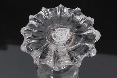 Lot 96 - Georgian opaque twist firing glass, c.1760