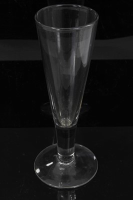 Lot 150 - Six Georgian plain stem drinking glasses