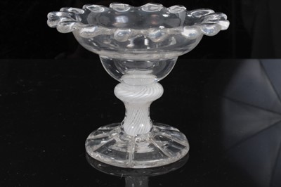 Lot 155 - Georgian glass sweetmeat, c.1760