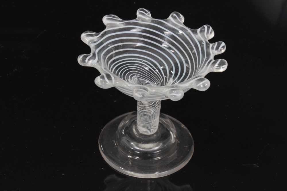 Lot 156 - Georgian glass sweetmeat, c.1760