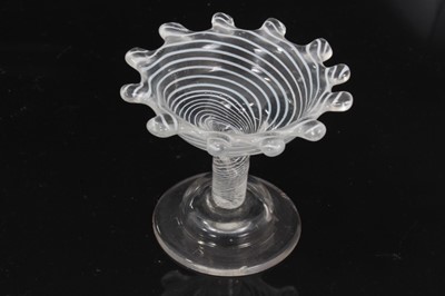 Lot 156 - Georgian glass sweetmeat, c.1760