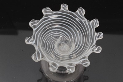 Lot 156 - Georgian glass sweetmeat, c.1760