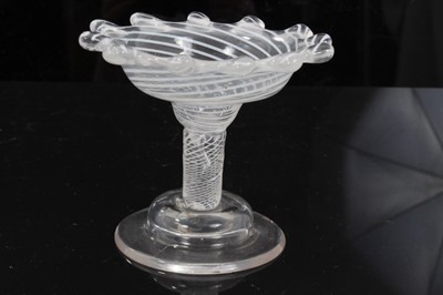 Lot 156 - Georgian glass sweetmeat, c.1760