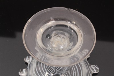 Lot 156 - Georgian glass sweetmeat, c.1760
