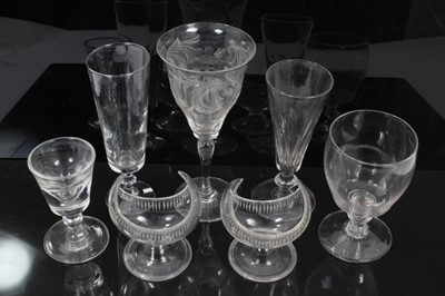 Lot 149 - Collection of 18th and 19th century English glassware