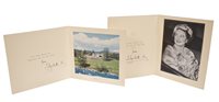Lot 33 - HM Queen Elizabeth The Queen Mother - two...