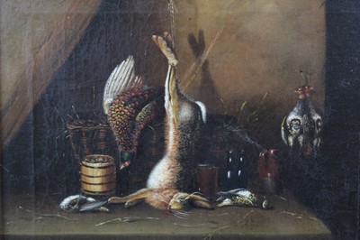 Lot 121 - Benjamin Blake (1770-1830), oil on canvas, the game larder, in gilt frame, 25 x 29cm