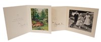 Lot 34 - HM Queen Elizabeth The Queen Mother - two...