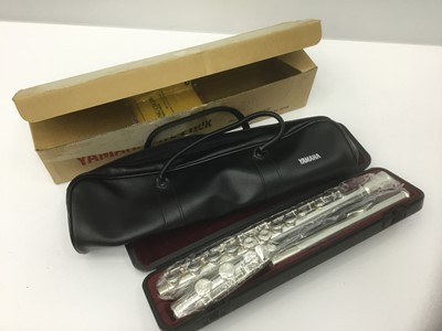 Lot 27 - Yamaha silvered flute model 211