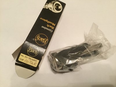 Lot 44 - Bach 351 10 1/2E trumpet mouthpiece, boxed, new