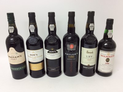 Lot 500 - Port - six bottles, Dow’s LBV 1997 and 2005