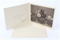 Lot 50 - HM Queen Elizabeth (later The Queen Mother),...