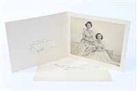 Lot 51 - TRH The Princesses Elizabeth (later HM Queen...