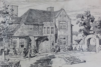 Lot 187 - Arthur H. Moore, collection of ten Edwardian architect's drawings