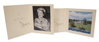 Lot 70 - HM Queen Elizabeth The Queen Mother - two...