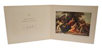 Lot 71 - HM Queen Elizabeth II - signed 1958 Christmas...
