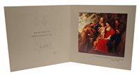 Lot 75 - HM Queen Elizabeth II - signed 1961 Christmas...