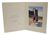 Lot 76 - HM Queen Elizabeth II - signed 1962 Christmas...