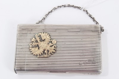 Lot 4 - Imperial Russian silver smokers Companion
